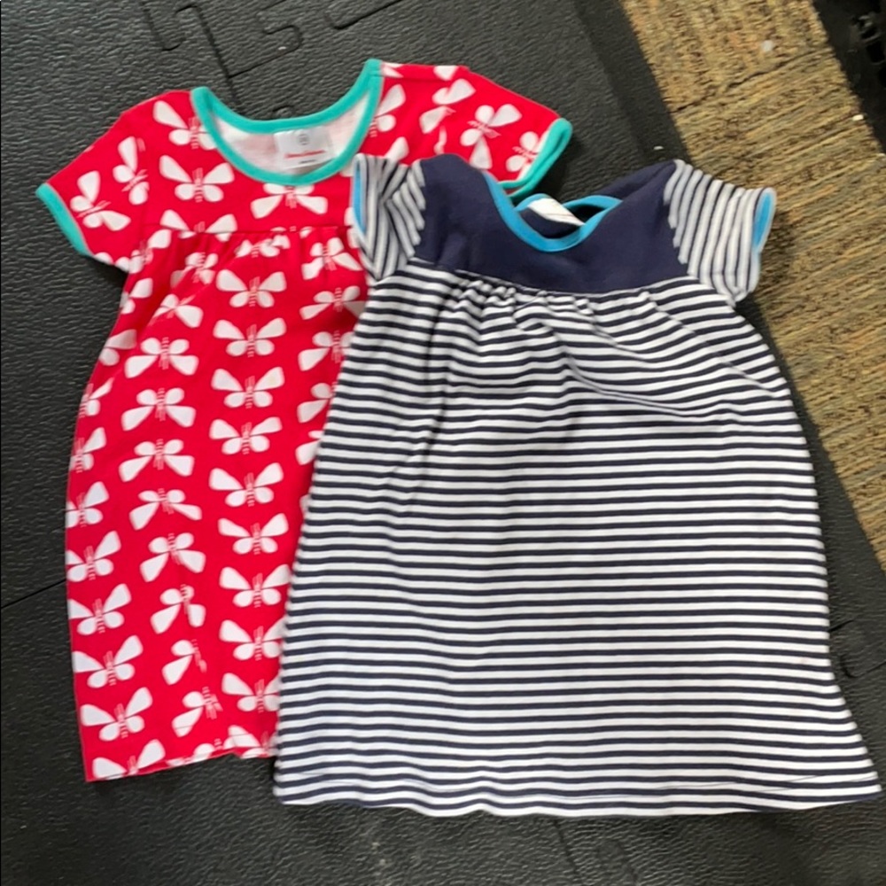Hanna Andersson Bundle- two 100cm dresses